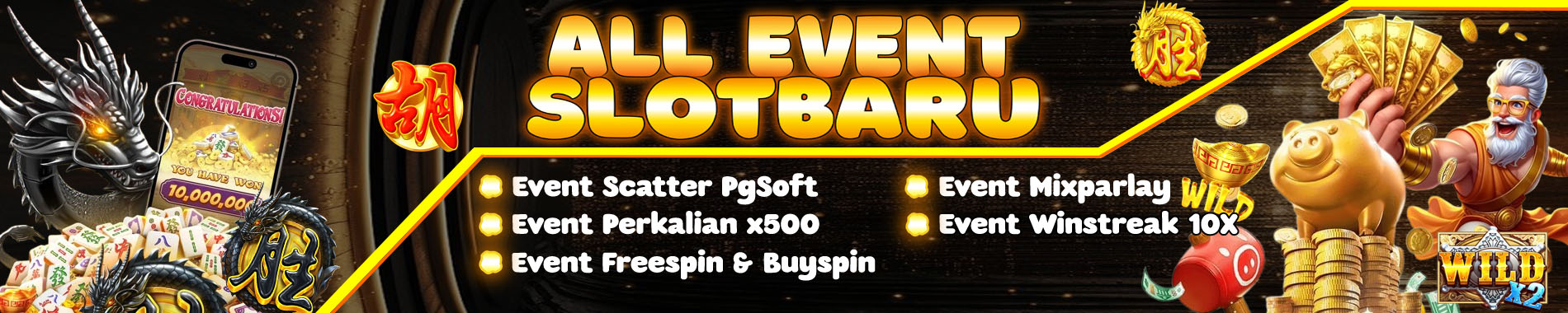 Event slotbaru scatter, perkalian, freespin, buyspin, mix parlay, winstreak sabung ayam